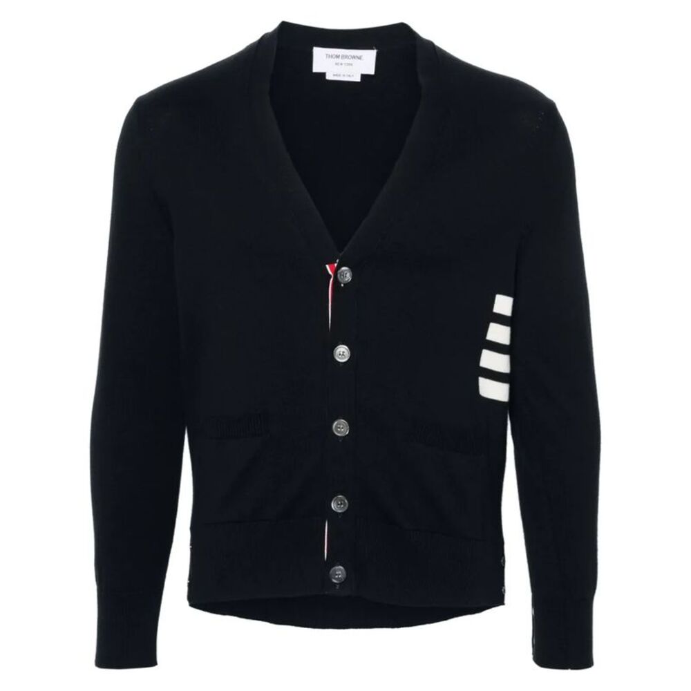 Thom Browne Men V-Neck Cardigan